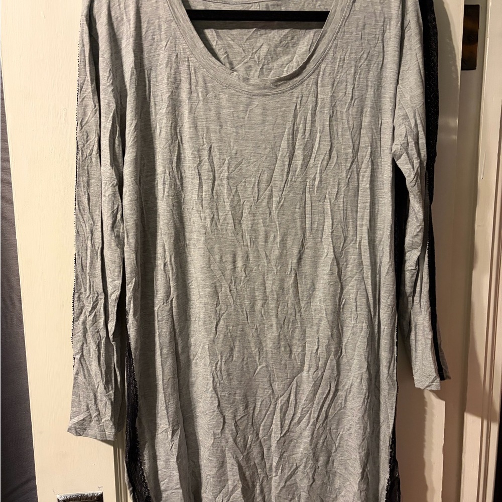 Victoria's Secret Light Gray night shirt